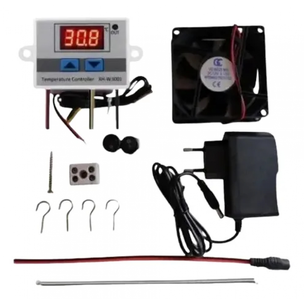 Kit Completo Para Aquecimento De Chocadeira Com Resistência