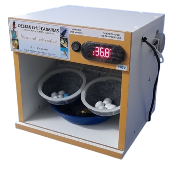 Chocadeira Compacta Para Pássaros Com 2 Ninhos