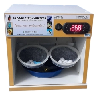 Chocadeira Compacta Para Pássaros Com 2 Ninhos